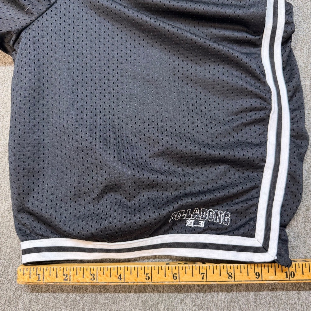 Billabong Andy Irons AI Forever Mesh Basketball Shorts Mens Small Black White - Picture 6 of 8